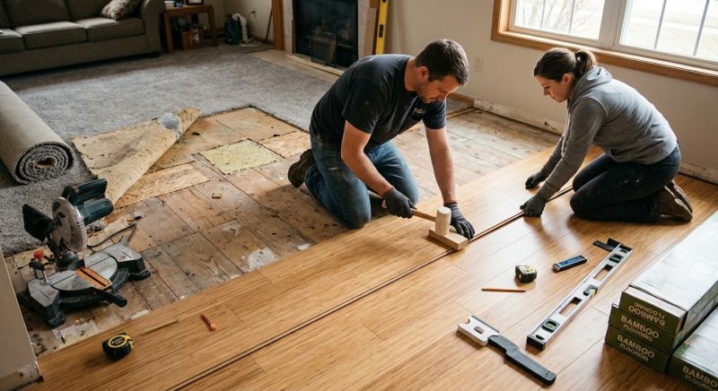 Bamboo Flooring Installation in Woodstock, GA