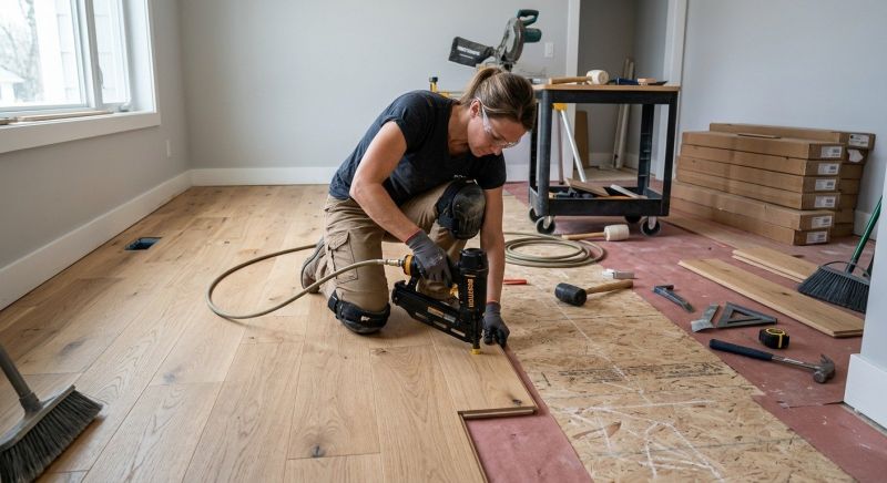 Hardwood Floor Installation in Alpharetta, GA