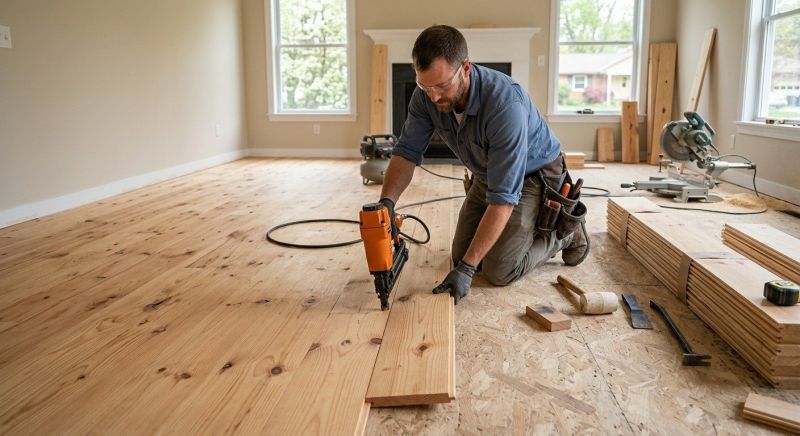 Maple Flooring Installation in Alpharetta, GA