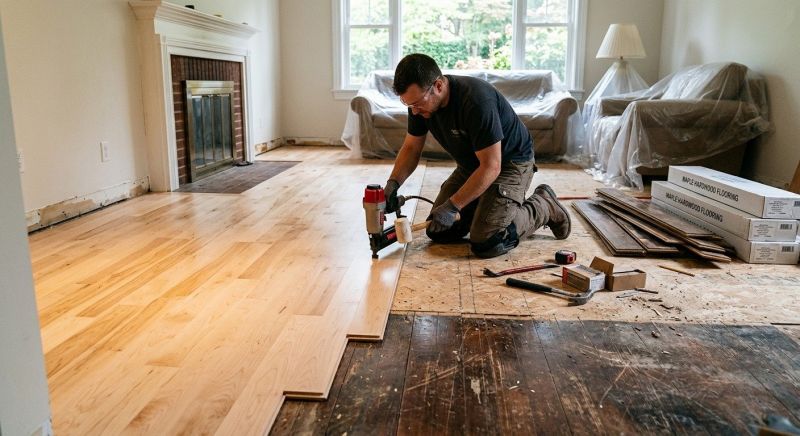 Maple Flooring Installation in Cherokee County, GA