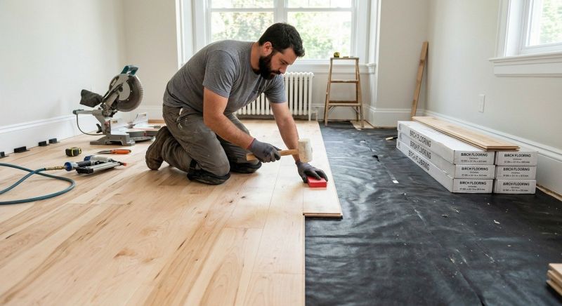 Maple Flooring Installation in Cumming, GA