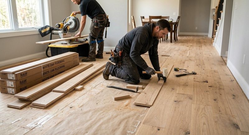 Oak Floor Installation in Alpharetta, GA