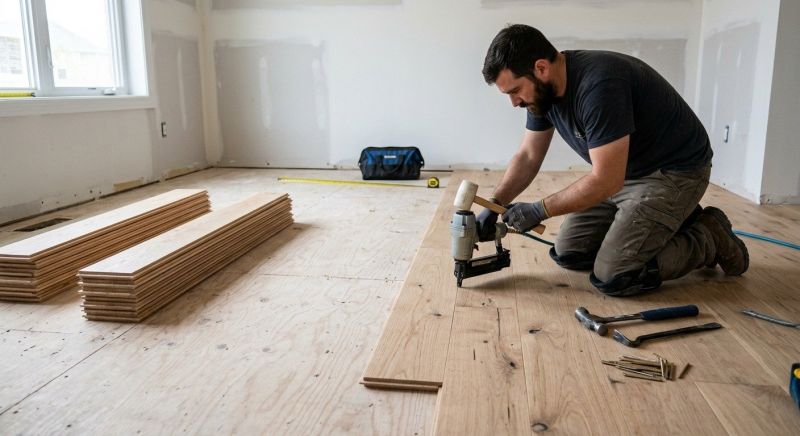 Oak Floor Installation in Ball Ground, GA