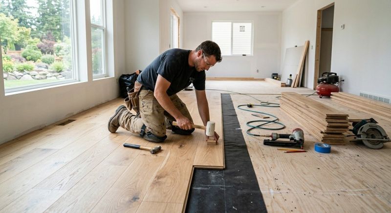Oak Floor Installation in Buford, GA