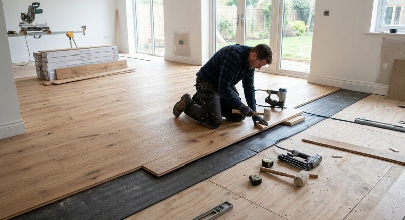 Oak Floor Installation in Mableton, GA