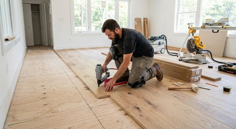 Oak Floor Replacement in Woodstock, GA