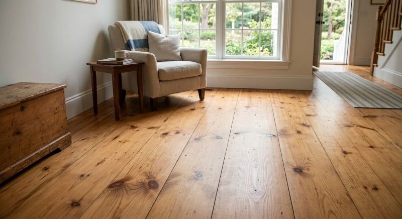 Pine Floor Installation in Woodstock, GA