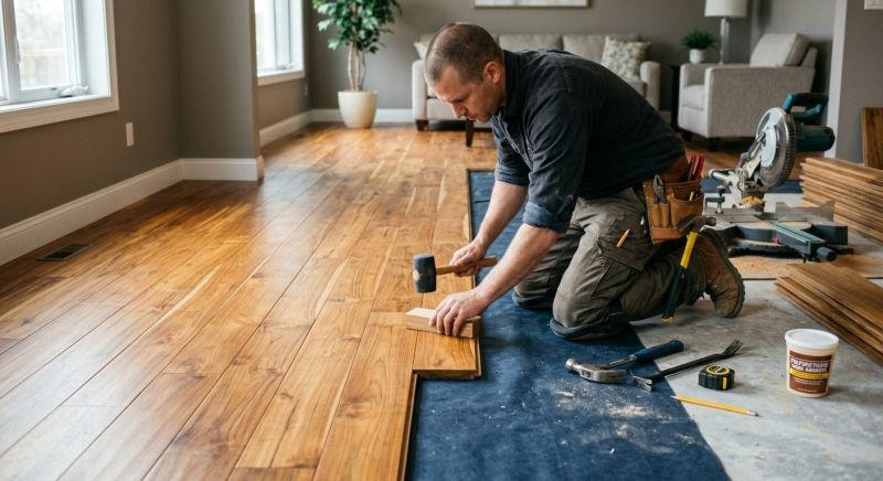 Teak Flooring Installation in Woodstock, GA