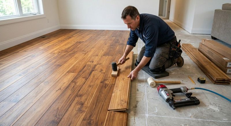Teak Flooring Installation in Woodstock, GA