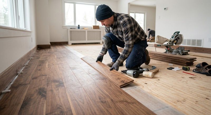 Walnut Flooring Installation in Woodstock, GA