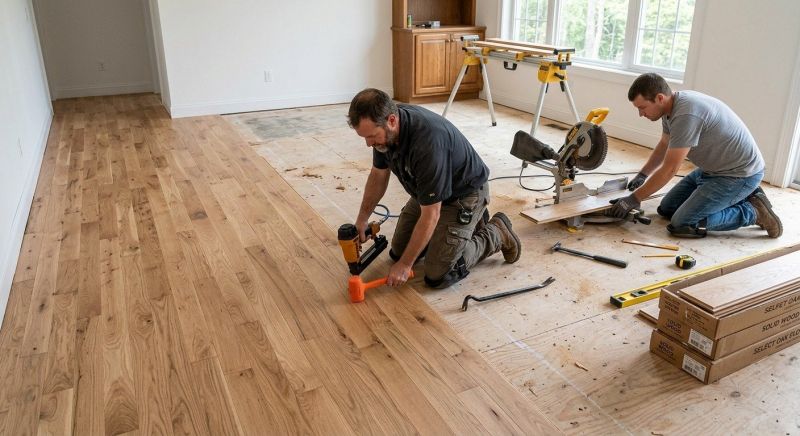Wood Floor Replacement in Canton, GA