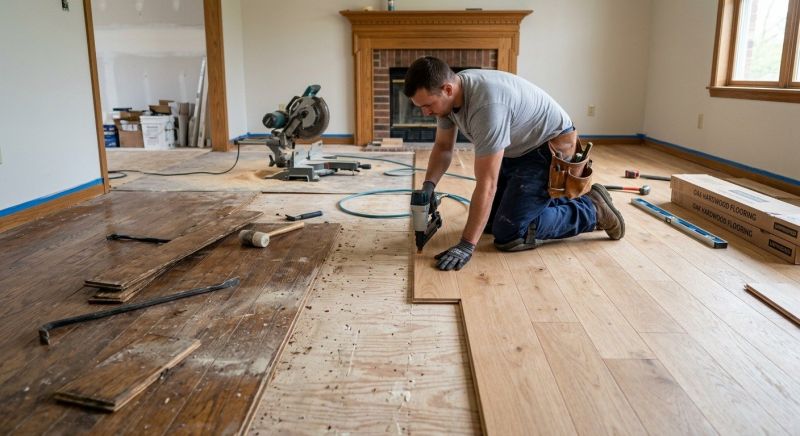 Wood Floor Replacement in Duluth, GA